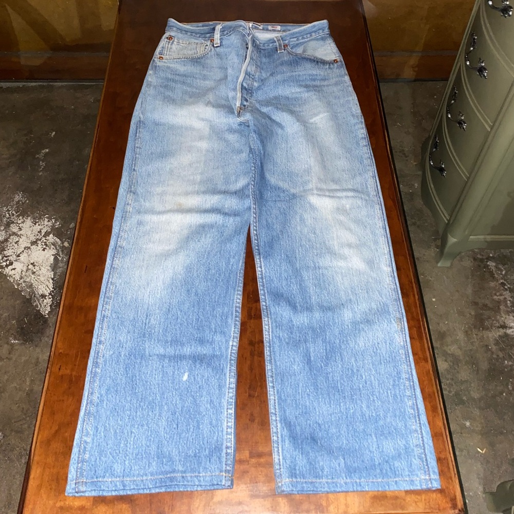 Levi's RE/DONE Light Blue Straight Leg Jeans
